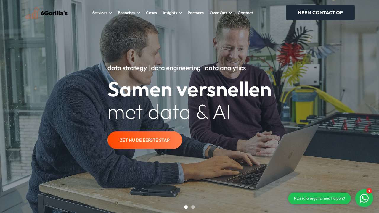 Screenshot of 6gorillas.nl