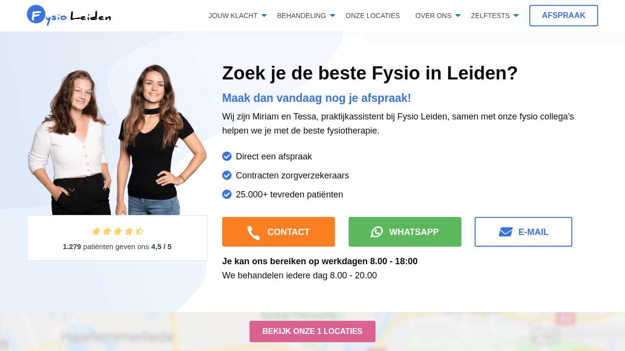 Screenshot of fysio-leiden.com