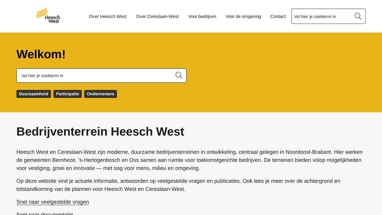 Screenshot of heeschwest.nl