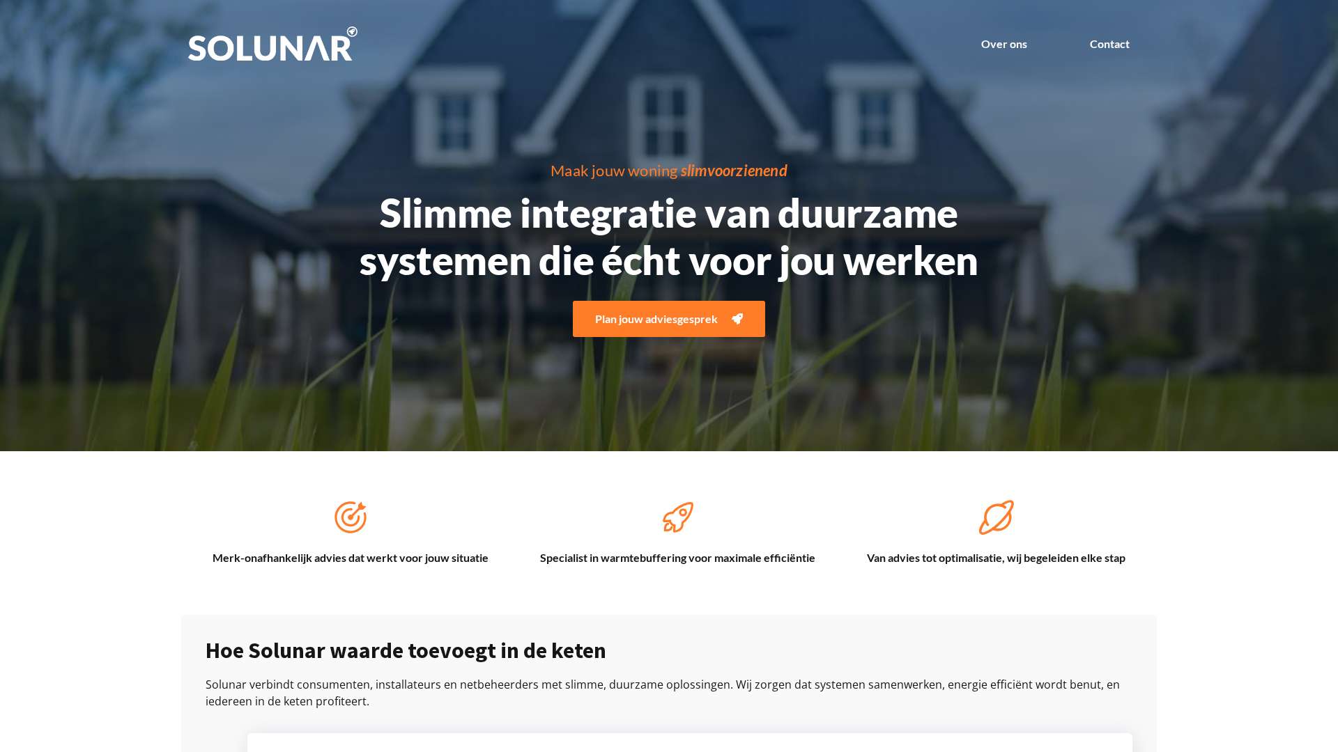 Screenshot of solunar.nl