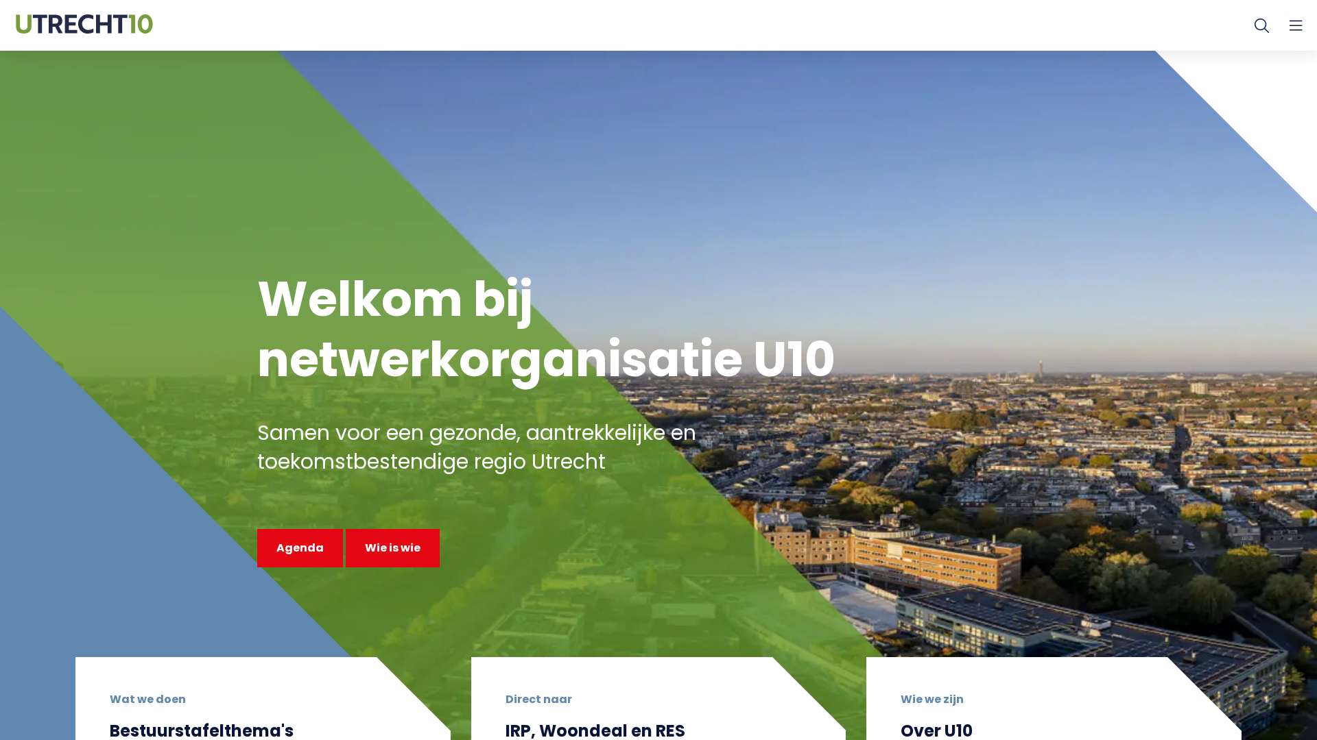 Screenshot of utrecht10.nl