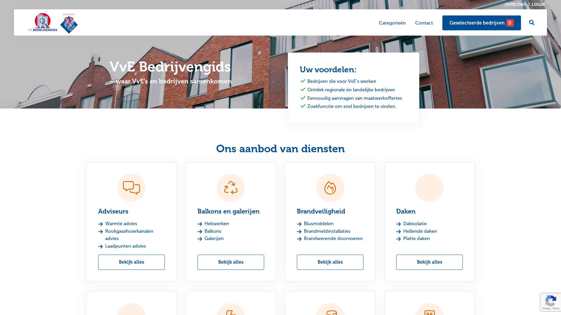 Screenshot of vvebedrijvengids.nl