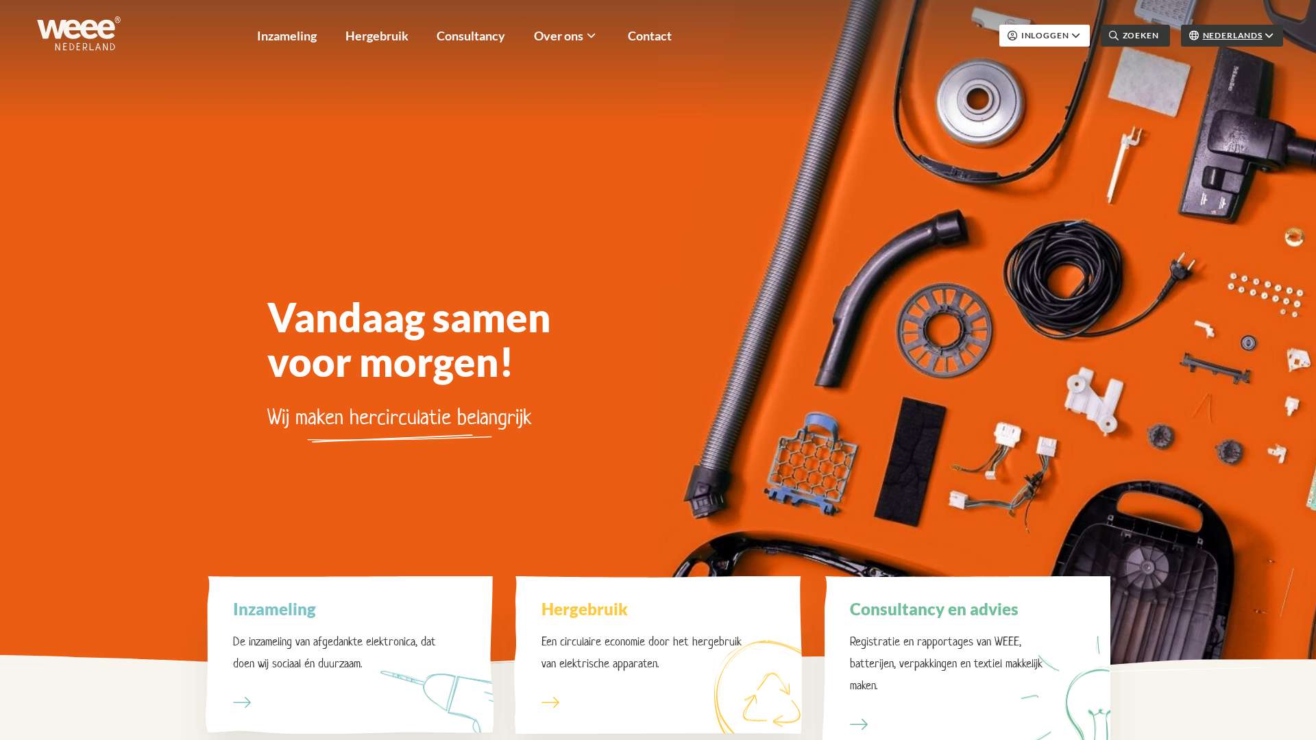 Screenshot of weee.nl