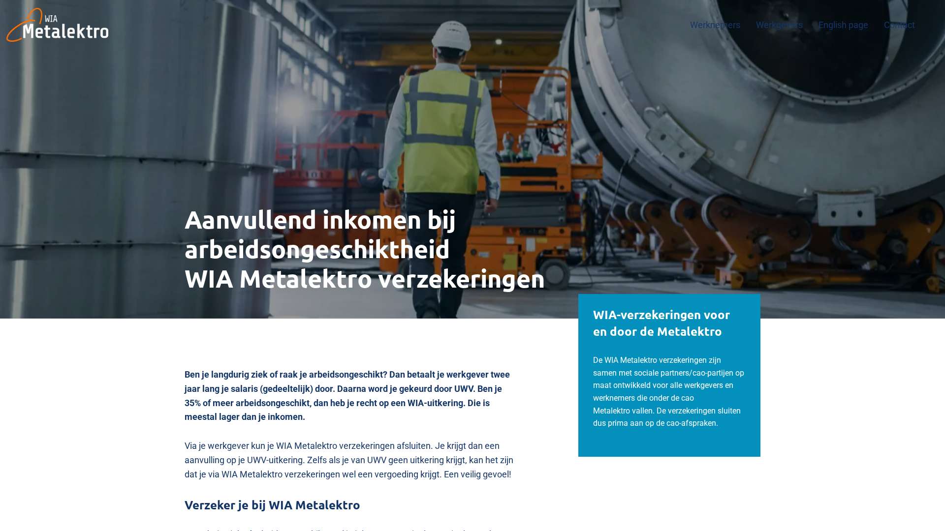 Screenshot of wiametalektro.nl