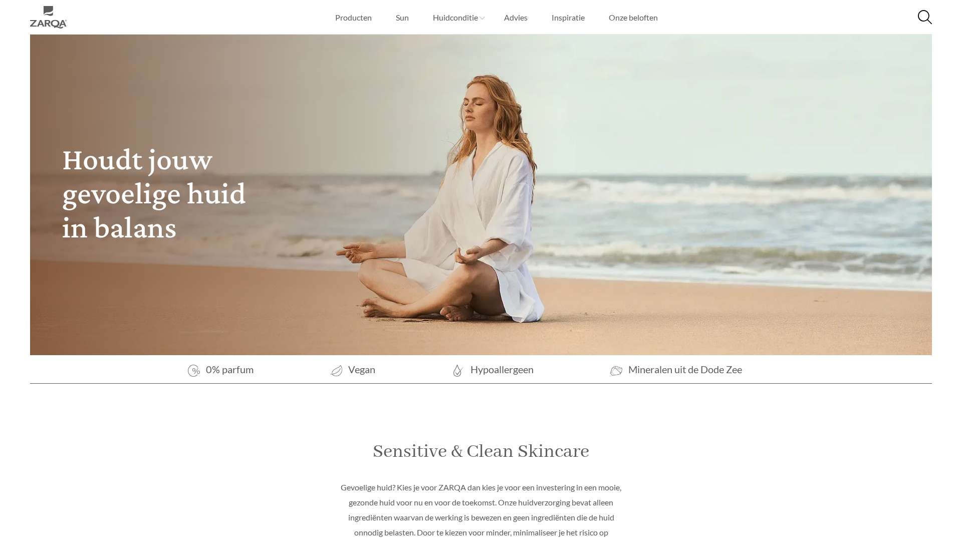 Screenshot of zarqa.nl